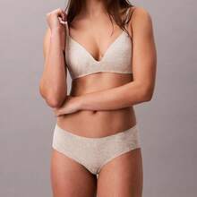 Calvin Klein Perfectly Fit Wirefree T-Shirt Bra QF8013 Underwear  Women  Bras + Bralettes Underwear Sleepwear - Stippled Skin Tofu - 查看 2