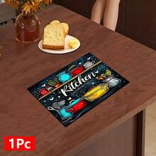 1 buah Alas Pengeringan Piring Penyerap Bermotif Dapur, Alas Penyerap Meja Mesin Espresso, Alas Saluran Pembuangan Wastafel, Alas Penyerap Keran Lembut, Alas Cangkir Wastafel, Aksesoris Dapur & Kamar Mandi - MultiWarna - View 14