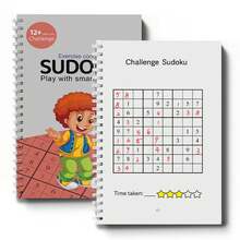 Seri Buku Latihan Aktivitas Sudoku untuk Pemula, Latihan Teka-Teki Logika Angka yang Cocok untuk Berbagai Tingkat Pembelajaran, Latihan Otak untuk Meningkatkan Fokus, Konsentrasi, dan Keterampilan Pemecahan Masalah - MultiWarna - View 9