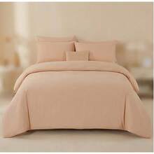 Deluxe Cooling Sheet Set, Soft And Comfortable, Breathable And Wrinkle-Resistant, Gentle And Close To The Skin, Suitable For Bedroom, Guest Room, Hotel Bedding (1 Flat Sheet + 1 Fitted Sheet + 2 Pillowcases (91cm*193cm: One Pillowcase, No Pillowcase Included) - 薑黃色 - 查看 5
