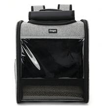 DOGAT Pet Carrier Backpack For Cats Small Dogs Foldable Breathable Mesh Travel Bag With Multiple Carry Options For Vet Visits Walks Weekend Trips Up To 7kg Grey - Grey - View 11