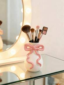 1 Stück elegante Schleife Make-up Aufbewahrungsbox, geeignet für Heimdekoration, Schlafzimmer, Büro, Studentennutzung, Aufbewahrung, Hochzeitsdekoration, Schmuckorganisator, Partydekoration, ein ideales Geschenk - Mehrfarbig 2 - Übersicht 7