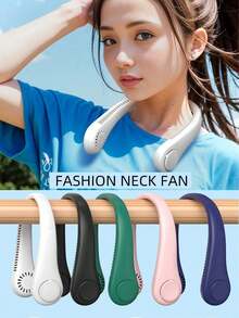 AIRPROSSING Rechargeable Portable Neck Fan, Personal Neck Cooling Fan, Bladeless Handheld Fan, Super Quiet, 3 Wind Speed Adjustable, Battery Powered, Suitable Gift For All Ages - Neck Fan - View 4