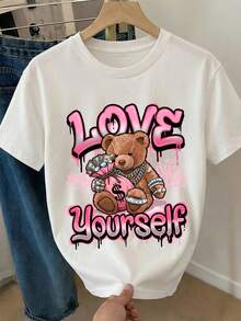 Camiseta de mujer para primavera y verano - Blanco - Ver 8