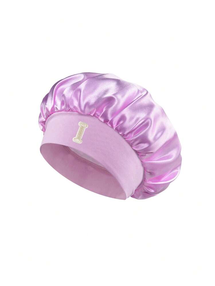 1 chiếc mũ ngủ bằng satin in chữ cái A-Z theo yêu cầu, mũ ngủ mềm mại như lụa, mũ ngủ thoải mái, mũ ngủ satin mịn như lụa, mũ satin bóng mượt dùng hàng ngày, dùng để chăm sóc tóc, ngăn ngừa tóc xơ rối, tết tóc và làm quà tặng ngày Valentine, thích hợp cho mùa hè, bãi biển, kỳ nghỉ, du lịch. - Màu tím hoa cà - Xem 35