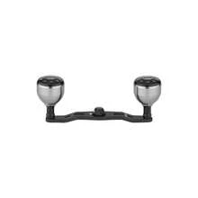 Power Handle Compatible SLX Tranx Curado Tatula Zillion Steez 13 Fishing Baitcasting Reel Carnk Bass Fishing - Black Grey + 7x4mm Hole/105mm Length - View 1