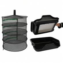 YUNRUX Trimming Tray Set, Drying Sieve Set With 4-Tier Drying Net - 查看 8