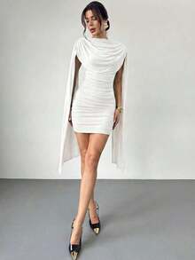 Women Midi Dresses - Putih - View 5