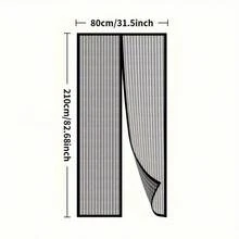1pc Magnetic Screen Door - Self-Sealing, Heavy-Duty Striped Mesh Curtain, Suitable For Various Rooms And Doors, Reliable, Perfect Gift, Year-Round Insect Protection, Easter/Halloween/Christmas Gift - 1pc - View 9