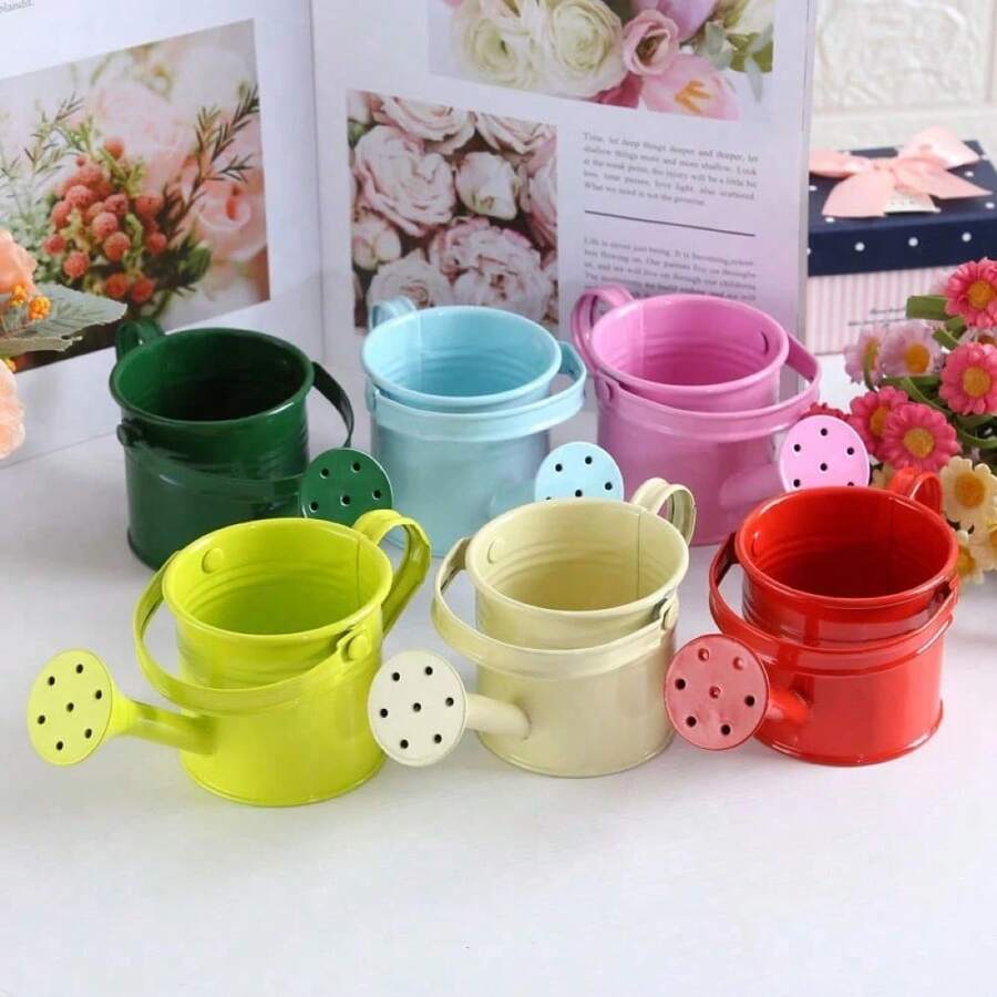 Garden Flower Mini Watering Can Metal Watering Pot Sprinkler