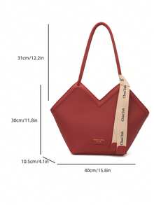 Dedoo New Arrival Fashion Handbag, European And American Style, Versatile (Random Delivery Of Style, Pattern And Color) - Red - View 2