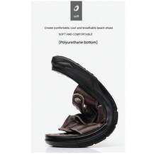 Neue Herren-Sommersandalen: multifunktional, atmungsaktiv, rutschfest, mit weicher Sohle, vereinen Stil und Komfort – die ideale Wahl für Strand und Meer. - CS9802 Braun - Übersicht 7