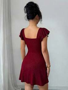Vestido elegante y brillante para mujer - Celeste - Ver 9