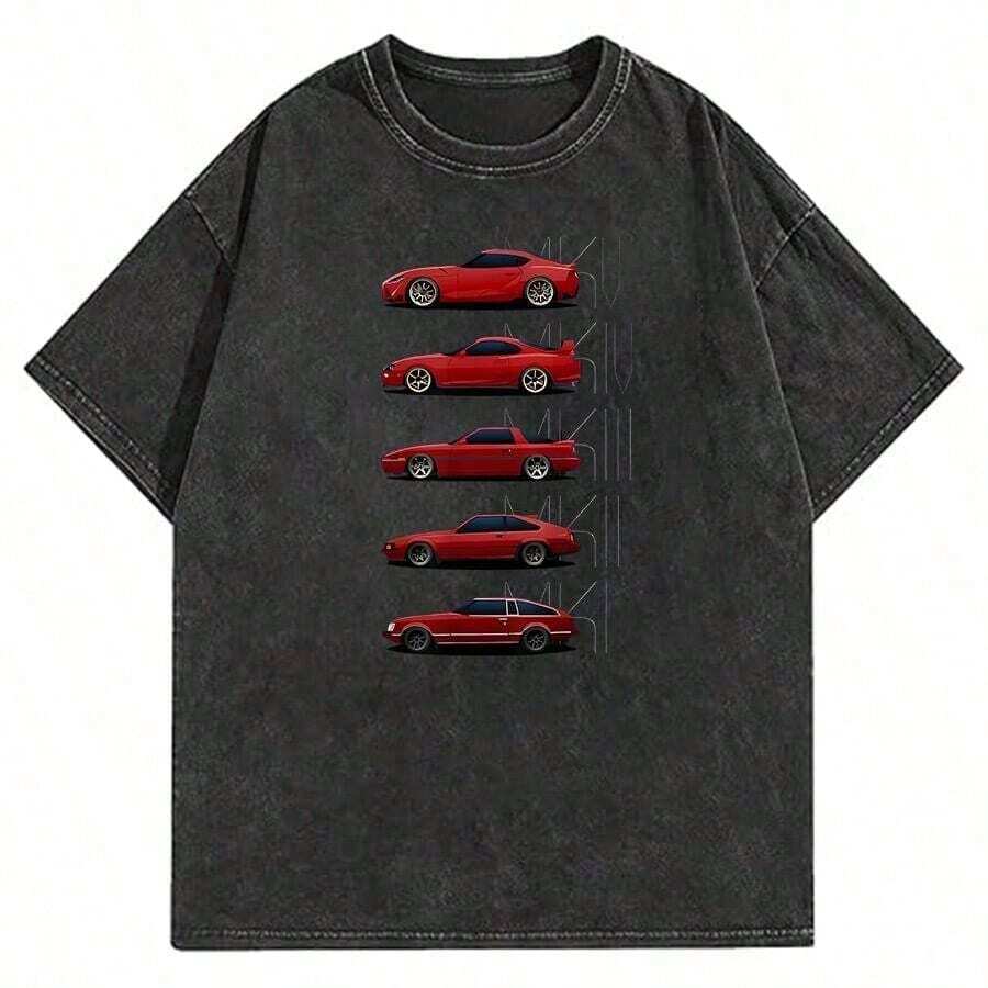 T-Shirt With DTG Print Inspired By Singer Auto Salvage - 黑色 23 - 查看 1