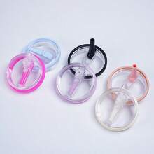 1/2pcs Replacement Lid With Straw Flip Cap, Leak-Proof Reusable Accessory For 40oz Tumbler - Multicolor - View 13
