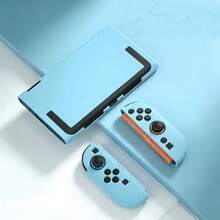 Skyddande skal, Switch 2 Split PC-skyddsskal, stötsäkert och reptåligt hårdskalsfodral, levereras med matchande tumgrepp, flera färger tillgängliga - Visa 12
