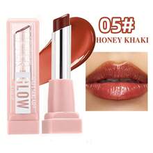 Moisturizing Glass Shine Lip Balm, Smooth Nude Brown Lipstick For Soft Plump Lips - None - View 13