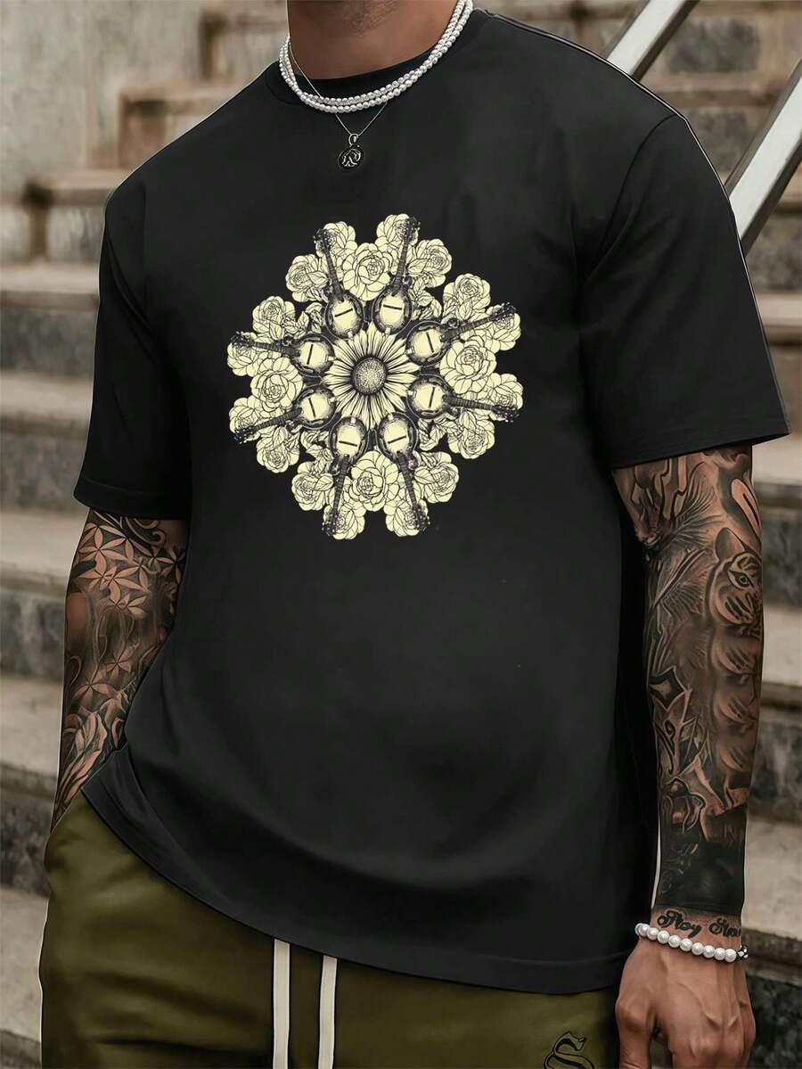 Men T-Shirts - Black - View 1