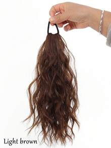 12inch Hair Ponytail Extensions Wig Wavy Curly Ponytail Hairpiece With Elastic Rubber Band Fluffy Wavy Ponytail For Women Wear - Multicolor - View 12