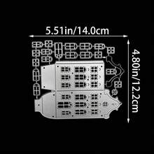3D房屋切割模具 房屋壓花模板 碳鋼切割模板 金屬手工切割模具 適用於製作卡片、手工相簿、裝飾品等 - DIY可愛建築 - 查看 3