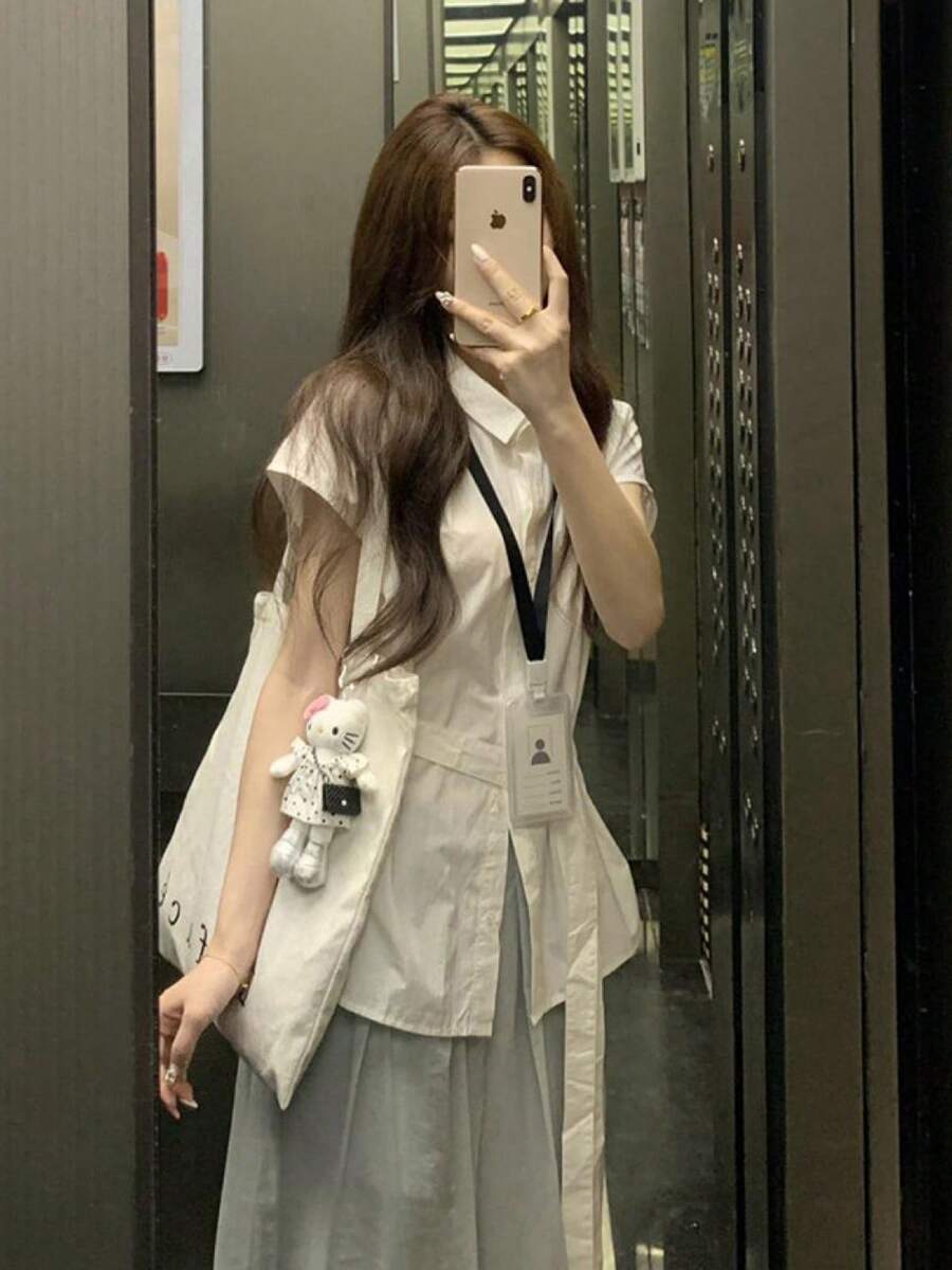 Women Blouses & Shirts - White - View 1