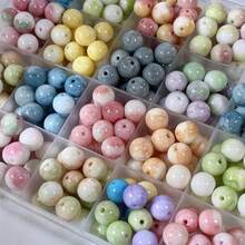 8-10mm Chinese Style Design, Made Of High-Quality Glass, Durable And Wear-Resistant, Suitable For DIY Crafts, Multi-Color Options, Gradient Colors, Ink Texture, Showcasing Noble Aesthetic Quality - Multicolor - View 25