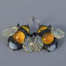 DIYCCPC Cute 3D Bee Pendant Earrings, Suitable For Women's Dates And Vacations, Matching With Earrings To Create A Youthful Atmosphere - Multicolor - View 2