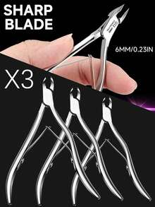 Professional Stainless Steel Callus Remover Scissors, Ultra Sharp 3mm/4mm/5mm Blade Callus Cutter, Home & Salon Pedicure Tool - Multicolor - View 20