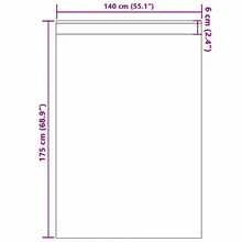 Joinmee Rideaux occultants avec anneaux 2 pcs Vert 175 x 140 cm - Vert - Voir 8