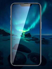 4片裝全螢幕防偷窺鋼化玻璃螢幕保護膜，相容 iPhone 17 16 15 14 13 12 11 Pro Max XR X XS Max，黑色邊框絲印防偷窺全螢幕手機保護膜 - 透明黑 - 查看 5