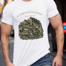 Printed T-Shirt For Men And Women - 白色 - 查看 1