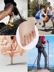 2/10/20/30/40pcs Toe Protector Caps, Anti-Friction Toe Sleeves, Silicone Toe Caps For Fungal Nails, Ultra-Thin Ankle Protector, Finger Protector Tools - Transparent - View 12