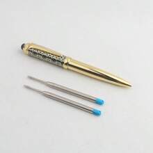 1組奢華雕刻金屬圓珠筆，高端商務簽名筆，旋轉式圓珠筆男士禮物 - 192 - 查看 13