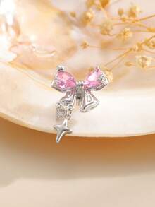 1pc Fashion Luxury Personalized Starfish Butterfly Ear Clip, Suitable For Women's Daily And Holiday Wear (Earphones Not Included) - Silver - View 2
