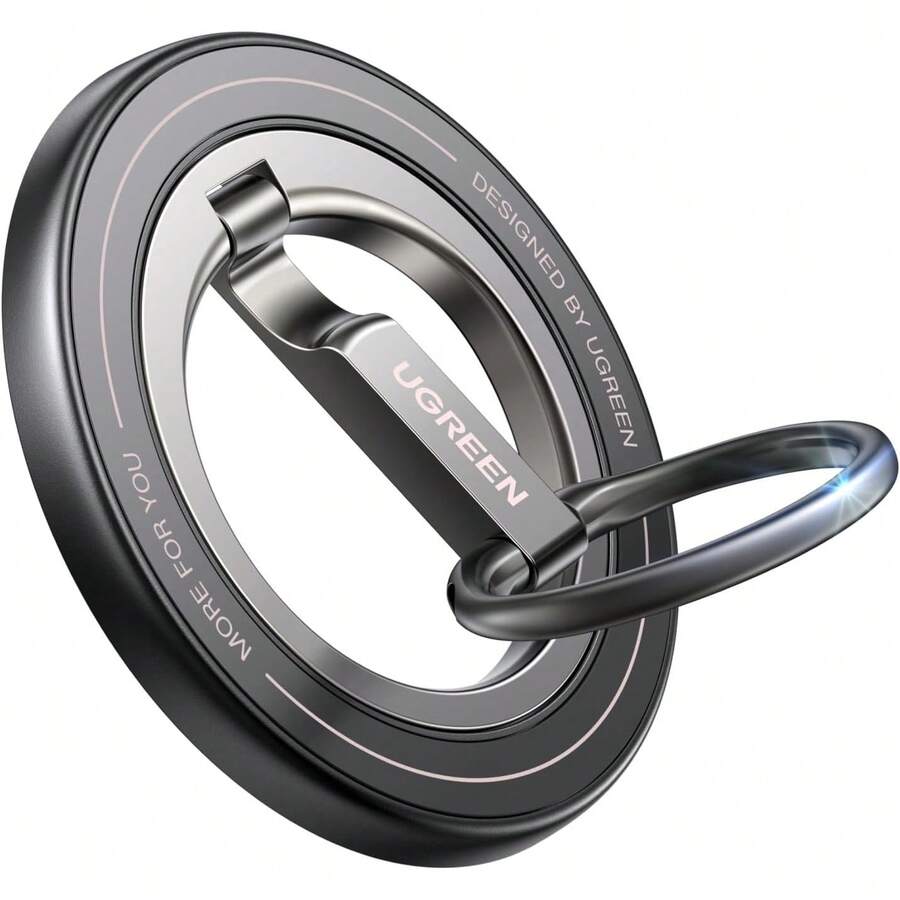 Soporte Magnético para Celular con Anillo, Magnético de Doble Cara, Rotación de 360 ° Magnetico Holder Compatible con Todos los teléfonos, Stand para Accesorios para 17 16 15 14 EARI - Modelo Giratorio 360° - Ver 1