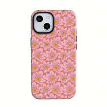 Funda para teléfono con estampado floral, compatible con fundas de Apple y . Fabricada en TPU, ofrece protección contra golpes y caídas. Es un regalo ideal para amigos y familiares. Perfecta para darle un toque de estilo a tu teléfono sin sacrificar la . - Blanco - Ver 2