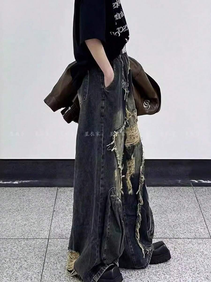 Women Pants - Blue - View 1