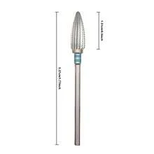 1pc Spiral Tungsten Steel Nail Drill Bit - Sharp And Durable Nail File Head Suitable For Acrylic Gel Removal, 3/32 Inch Shank - Multicolor - View 2