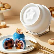 Khuôn bánh silicon nhiều hình dạng (trái tim, hoa, sao, vuông, v.v.), dễ lấy bánh ra, chịu nhiệt, thích hợp để nướng mousse, bánh ngọt Pháp, bánh kem, sô cô la, trang trí bánh DIY, lý tưởng cho Ngày Valentine, đám cưới, tiệc tùng, sinh nhật, ngày lễ, dụng cụ làm bánh tại nhà, món quà làm bánh thiết yếu! - trắng - Xem 7