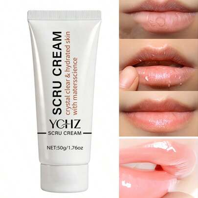 YCHZ Gel dưỡng môi 50g, loại bỏ lớp sừng đen, dưỡng ẩm và cấp nước, tạm biệt đôi môi khô ráp.