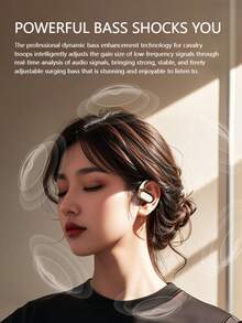 NEW SENYANG 森阳新款真无线夹式睡眠耳机，带智能耳塞，HIFI立体声低音，高清立体声通话，兼容安卓系统，耳夹式运动耳机 - 均碼 - 查看 6