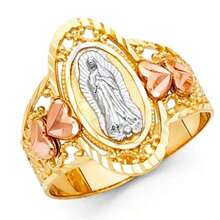 Vintage Embossed Heart-Shaped Ring For Women, Hollow Carved With Pink Enamel, Featuring Soft Artistic Style And Personalized Accessory For Daily Commute - Gold - View 1