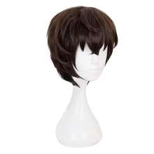 Bungo Stray Dogs Cosplay Wig - Short Brown Anime Wig With Flared Ends, Heat-Resistant And Naturally Voluminous, Suitable For Daily Fashion And Halloween Parties - Brown - View 3