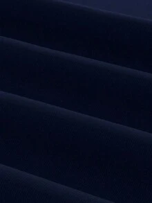 MEXOpulessa Vestido espalda descubierta de punto de unicolor para mujerMEX WV8S - Azul marino - Ver 4