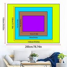 1pc Bohemian Style Sun Totem Tapestry, Suitable For Bedroom Decor, Printed With Moon Mandala And Geometric Patterns, Wall Hanging Decoration - 1PC - View 6