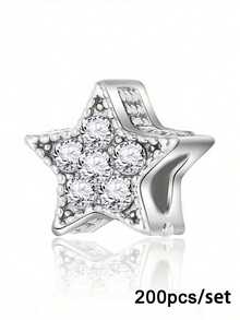Fashionable Pentagram Rhinestone DIY Pendant, As A Special Gift For Friends - Multicolor - View 11