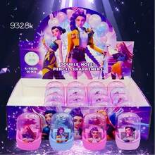 4支装女巫小队笔刀小型学生铅笔削笔器透明铅笔削笔器奖品 - 彩色 - 查看 4