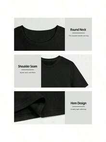 Women T-Shirts - Black 5 - View 4
