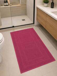 Set Of 4 Terry Cloth Floor Towels With Printed Footprint - Female - View 4