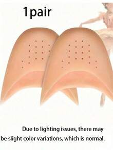 1/2 Pairs Silicone Toe Protectors, Suitable For High Heels And Ballet Shoes, Soft & Comfortable, Adjustable Size, Anti-Friction Breathable Forefoot Pads - / - View 8